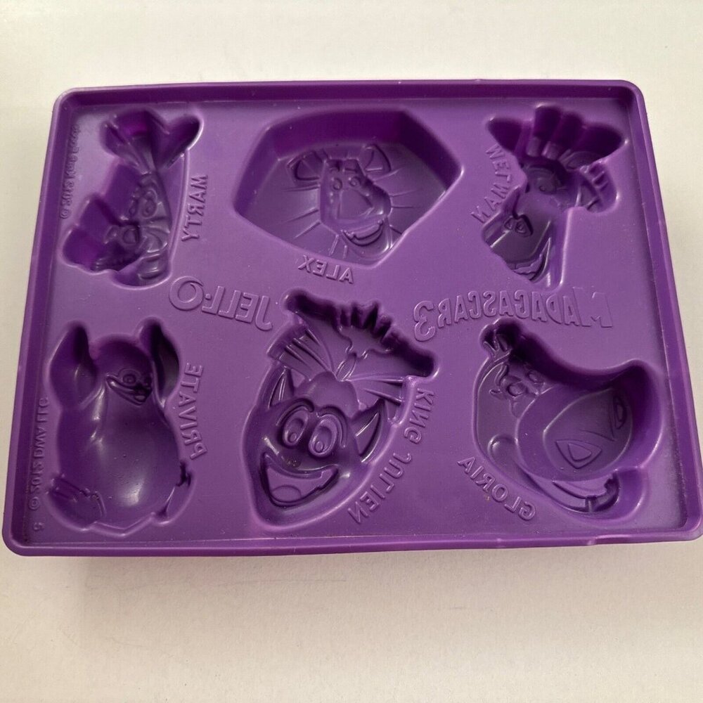 Kraft Jello Jigglers Madagascar 3 Movie Characters Jello Mold B42